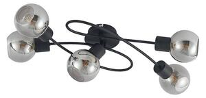 Lindby - Elaina 5 Mennyezeti Lámpa Black/SmokeLindby - Lampemesteren