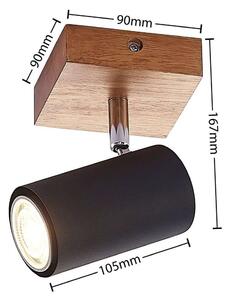 Lindby - Maniva Mennyezeti Lámpa Black/WoodLindby - Lampemesteren