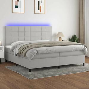 VidaXL LED-es Rugós Ágy - 200x200 cm