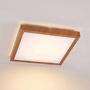 Lindby - Vaino LED Mennyezeti Lámpa L37,5 Light Wood/WhiteLindby - Lampemesteren