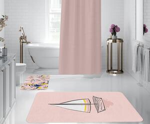 Rózsaszín fürdőszobai kilépő szett 2 db-os – Oyo Concept