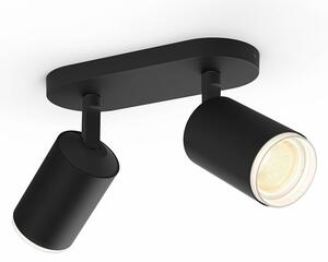 Philips Hue - Fugato Spot Black 2 pcs. Bluetooth White/Color Amb. - Lampemesteren