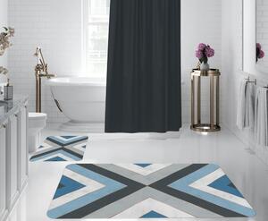 Kék fürdőszobai kilépő szett 2 db-os – Oyo Concept