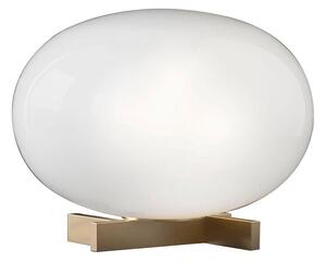 Oluce - Alba Asztali Lámpa Brass/Opal - Lampemesteren