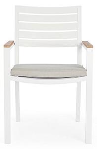 BELMAR fehér kerti szék