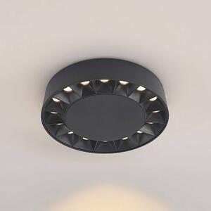 Lucande - Kelissa LED Round Mennyezeti Lámpa IP65 Black - Lampemesteren