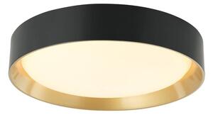 Lindby - Kambia LED Mennyezeti Lámpa Ø55 Black/Gold - Lampemesteren