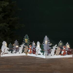 Fénydekoráció karácsonyi mintával Forest Friends – Star Trading