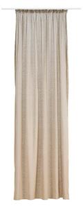 Bézs-aranyszínű átlátszó függöny 140x245 cm Carmine – Mendola Fabrics