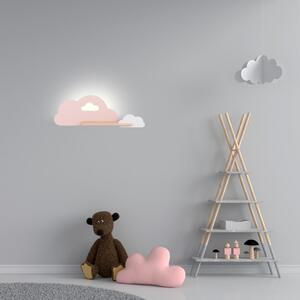 Rózsaszín gyerek lámpa Cloud – Candellux Lighting