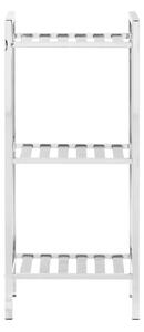 Ezüstszínű fürdőszobai polcos állvány 33x73 cm – Premier Housewares
