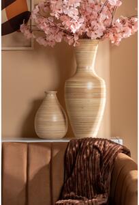 Natúr színű magas bambusz váza Neto – PT LIVING