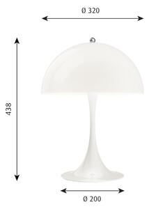 Louis Poulsen - Panthella 320 Asztali Lámpa Opal - Lampemesteren