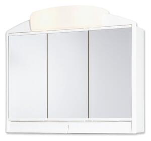 Tükrösszekrény világítással Jokey 59x51 cm műanyag fehér RANO