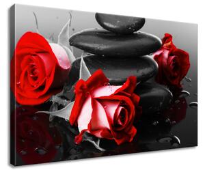 Vászonkép Roses and spa Méretek: 60 x 40 cm