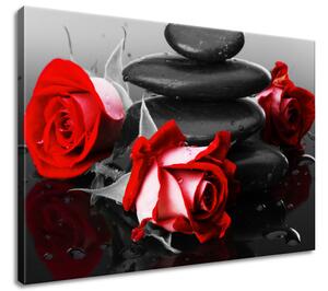 Gario Vászonkép Roses and spa Méret: 60 x 40 cm