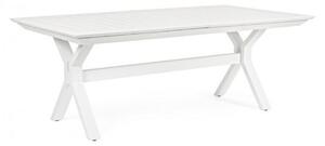 KENYON fehér alumínium kerti asztal 300 cm