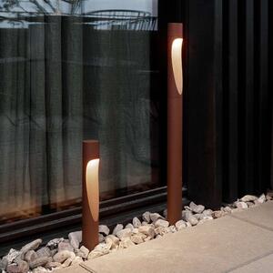 Louis Poulsen - Flindt Garden Kerti Lámpa Short LED 2700K w/Base Corten - Lampemesteren