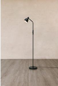 Matt fekete állólámpa fém búrával (magasság 143 cm) Story – Markslöjd