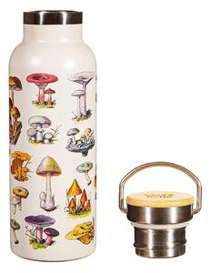 Krémszínű rozsdamentes acél gyerek ivópalack 500 ml Vintage Mushroom - Sass & Belle