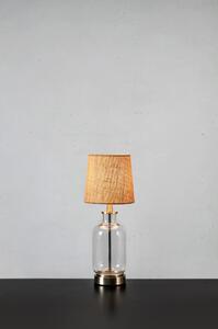 Natúr színű asztali lámpa juta búrával (magasság 43 cm) Costero – Markslöjd