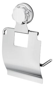 Ezüstszínű öntapadós fém WC-papír tartó Bestlock Bath – Compactor