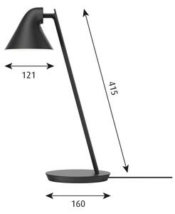 Louis Poulsen - NJP Mini Asztali Lámpa Black - Lampemesteren