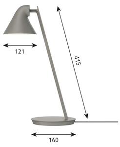 Louis Poulsen - NJP Mini Asztali Lámpa Taupe - Lampemesteren