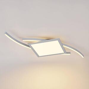 Lucande - Tiaro LED Square Mennyezeti Lámpa 42,5 SilverLucande - Lampemesteren