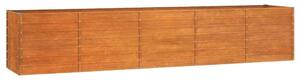 Corten Acél Magaságyás - 400x80x77 cm