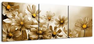 Gario Vászonkép Virágos szépség - 3 részes Méret: 90 x 60 cm