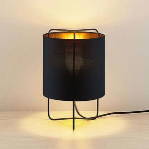 Lindby - Kesta Asztali Lámpa Black/Gold - Lampemesteren