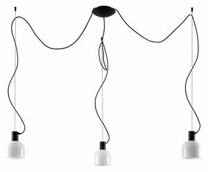 Lucande - Serina 3 Függőlámpa Black/Opal - Lampemesteren