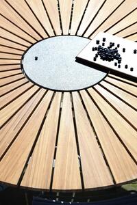 Circle kerti asztal, bambusz, D110 cm