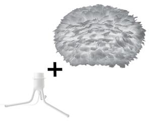 UMAGE - Eos Medium Asztali Lámpa with Mini Base Grey/WhiteUmage - Lampemesteren