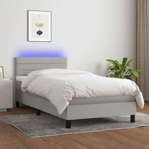 HomeSweetHome LED-es Ágy - Rugós Matraccal - 80x200 cm