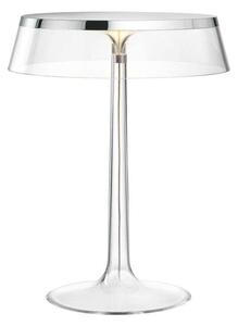 Flos - Bon Jour T Asztali Lámpa Chrome/Transparent - Lampemesteren