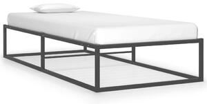 VidaXL fekete fém ágykeret 90 x 200 cm