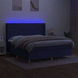 VidaXL Ágy - Zsebrugós Matrac - LED - 180x200 cm