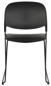 Stacks design szék, fekete