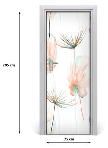 Ajtóposzter öntapadós Field virágok 75x205 cm