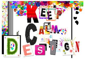 Fotótapéta - Keep Calm and Design