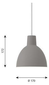Louis Poulsen - Toldbod 170 Függőlámpa Light Grey - Lampemesteren