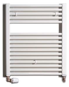 Birossi törölközőszárító radiátor - egyenes - fehér - 450x730 mm