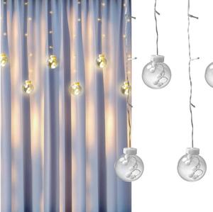 Polux LED Karácsonyi függöny WISH BALLS 108xLED/8 funkciók 4,5 m meleg fehér SA1863