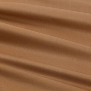 Goldea pamut ágyneműhuzat garnitúra - fahéj színű 150 x 200 és 50 x 60 cm