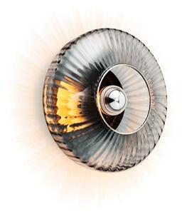 Design By Us - New Wave Optic Fali Lámpa XL Smoke/Silver - Lampemesteren