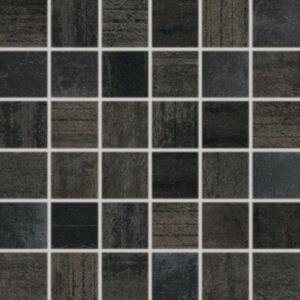 Mozaik Rako Rush fekete 30x30 cm félfényes FINEZA53077