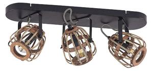 Lindby - Bominio 3 Mennyezeti Lámpa Wood - Lampemesteren