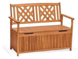 Kertész Pad - Eukaliptusz Fa - Tárolóval - 117.5cm